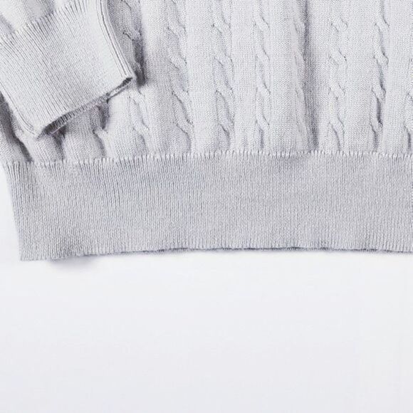 Alan Flusser Men's Turtleneck Sweater Gray Small - NWOT  8 0086 - Picture 6 of 8